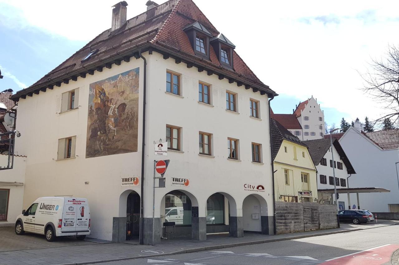 City Ferienwohnung Fuessen 3 フュッセン エクステリア 写真